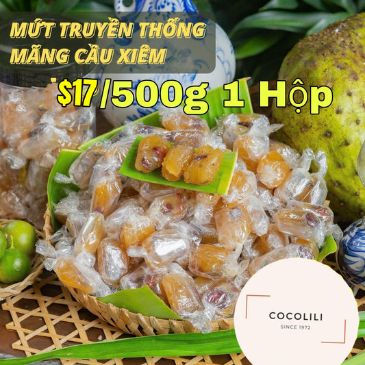 Mứt truyền thống mãng cầu xiêm