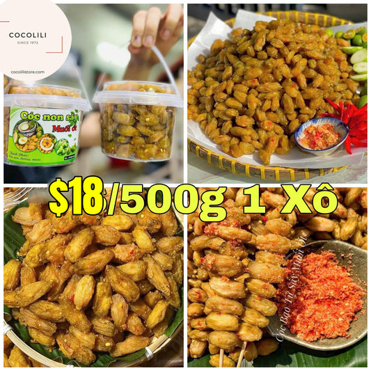 Cóc non sấy