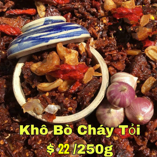 Khô bò cháy tỏi