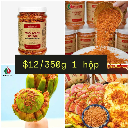 Muối tỏi ớt siêu cay