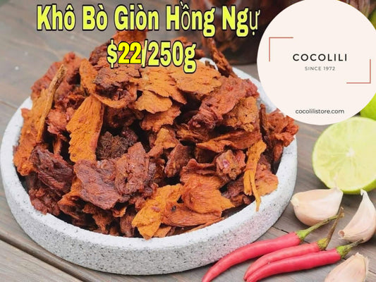 Khô bò giòn hồng ngự