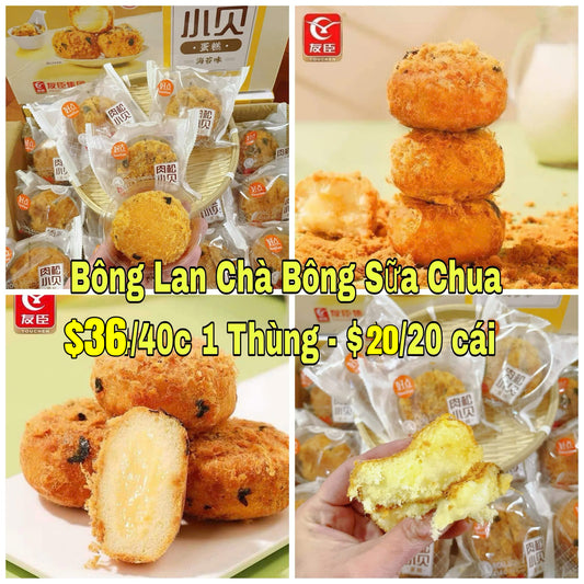 Bông lan chà bông sữa chua