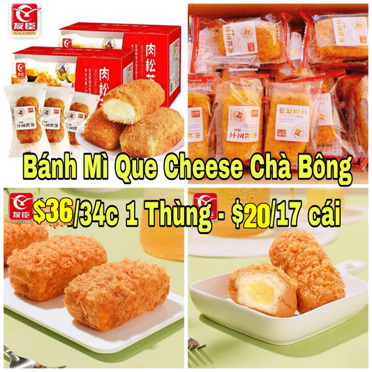 Bánh mì que cheese chà bông