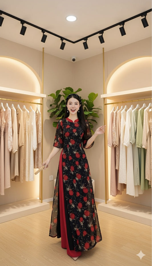 Saigon AD2915-Áo Dài only 4T Cà Na.