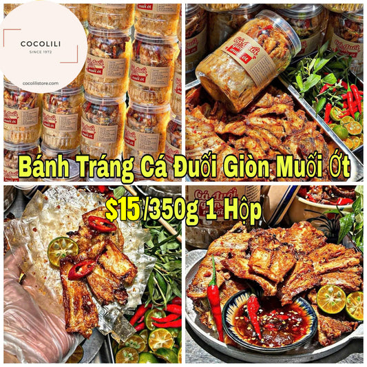 Bánh tráng cá đuối giòn muối ớt