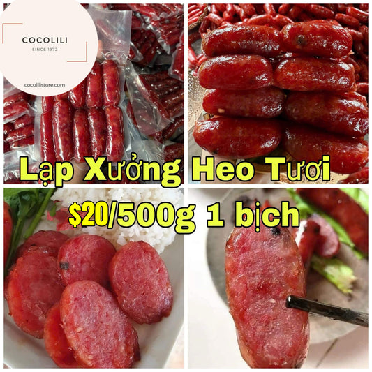 Lạp xưởng heo tươi