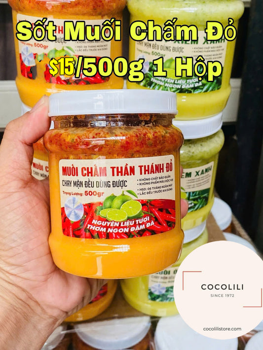 Sốt muối chấm đỏ
