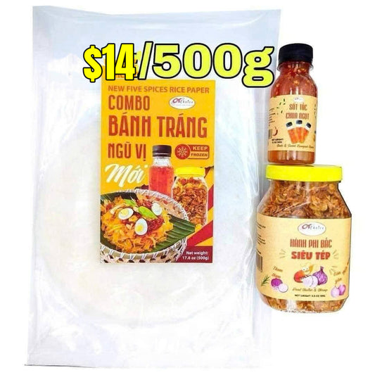 Combo bánh tráng ngũ vị