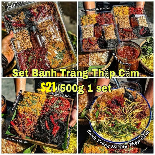 Set bánh tráng thập cẩm