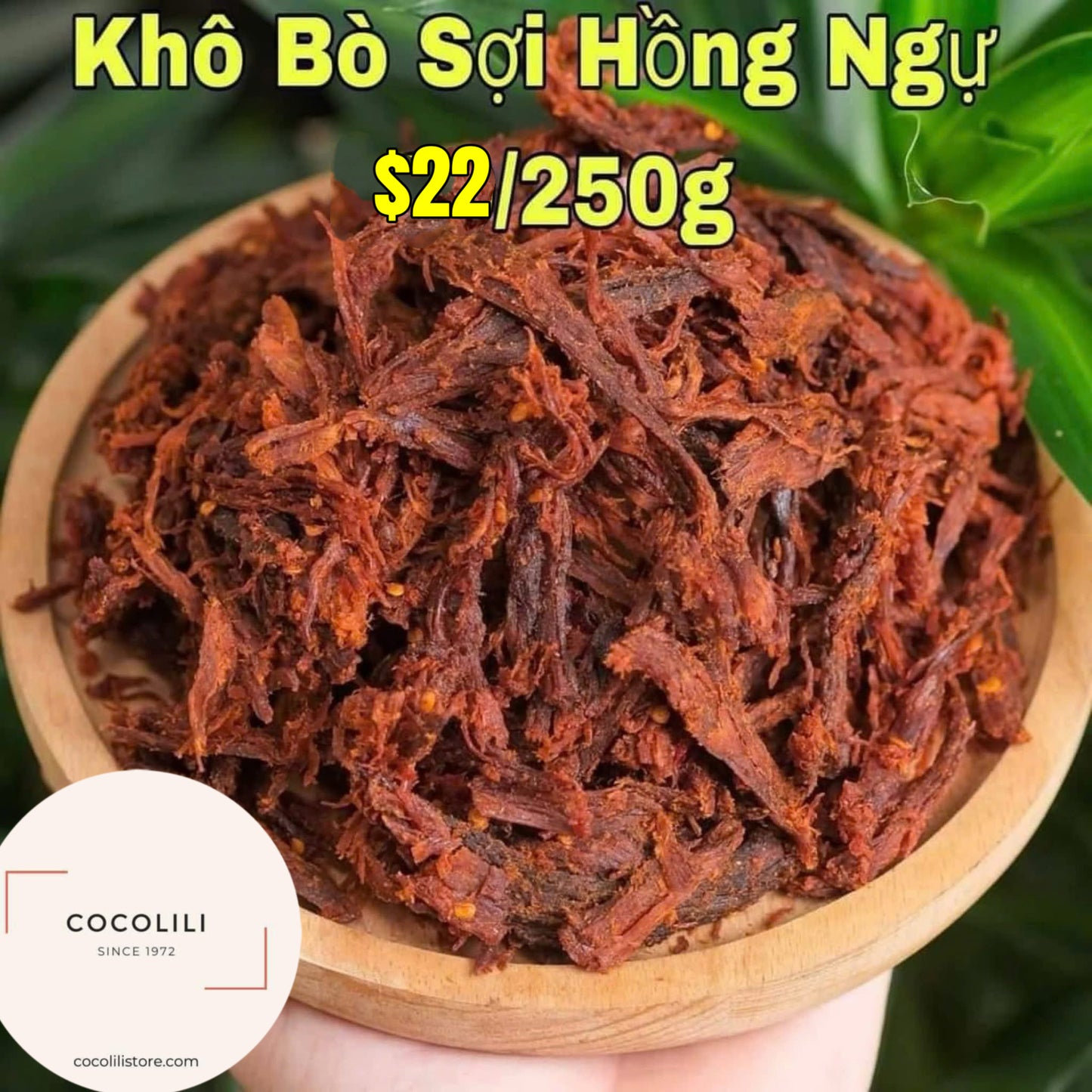 Khô bò sợi hồng ngự