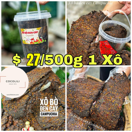 Xô bò đen cay