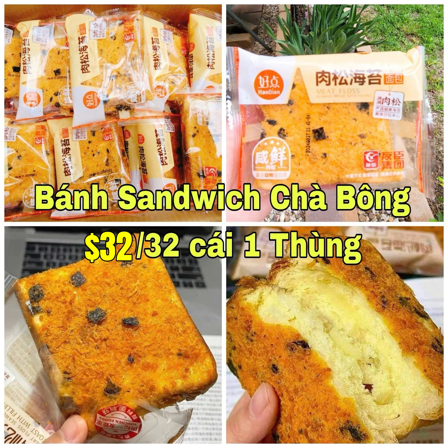 Bánh sanwich chà bông