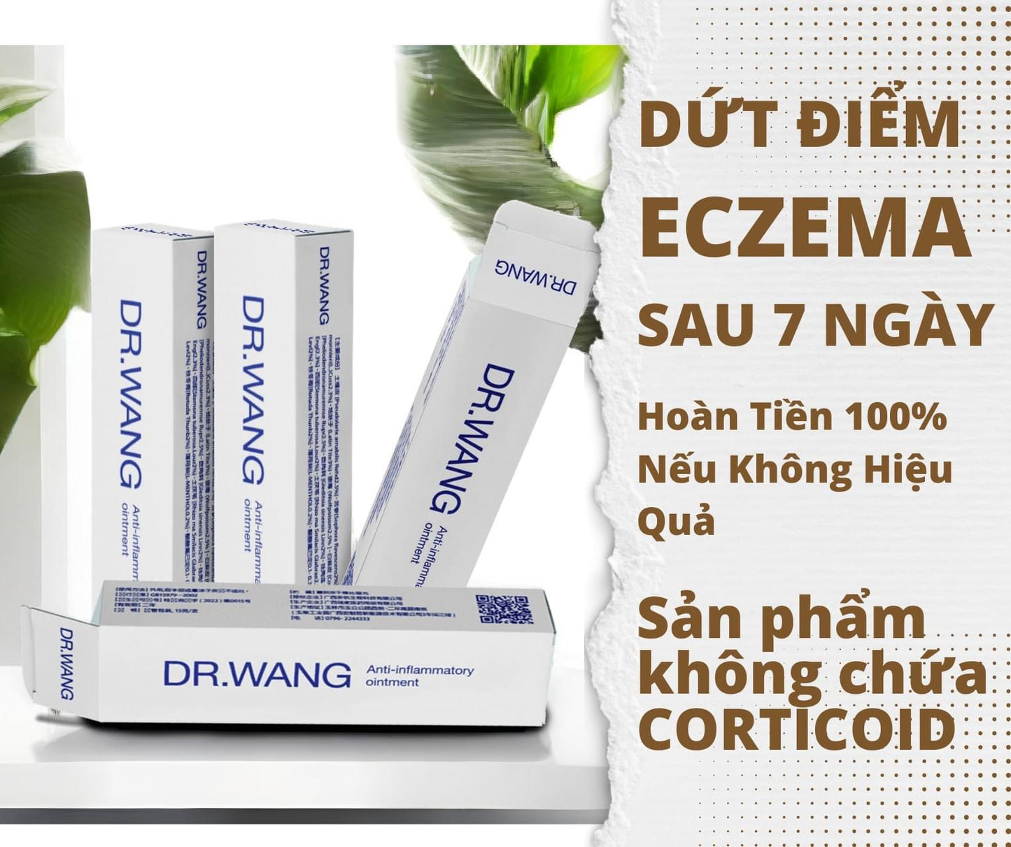 Kem Dr.Wang Derma Đặc trị da liễu Eczema