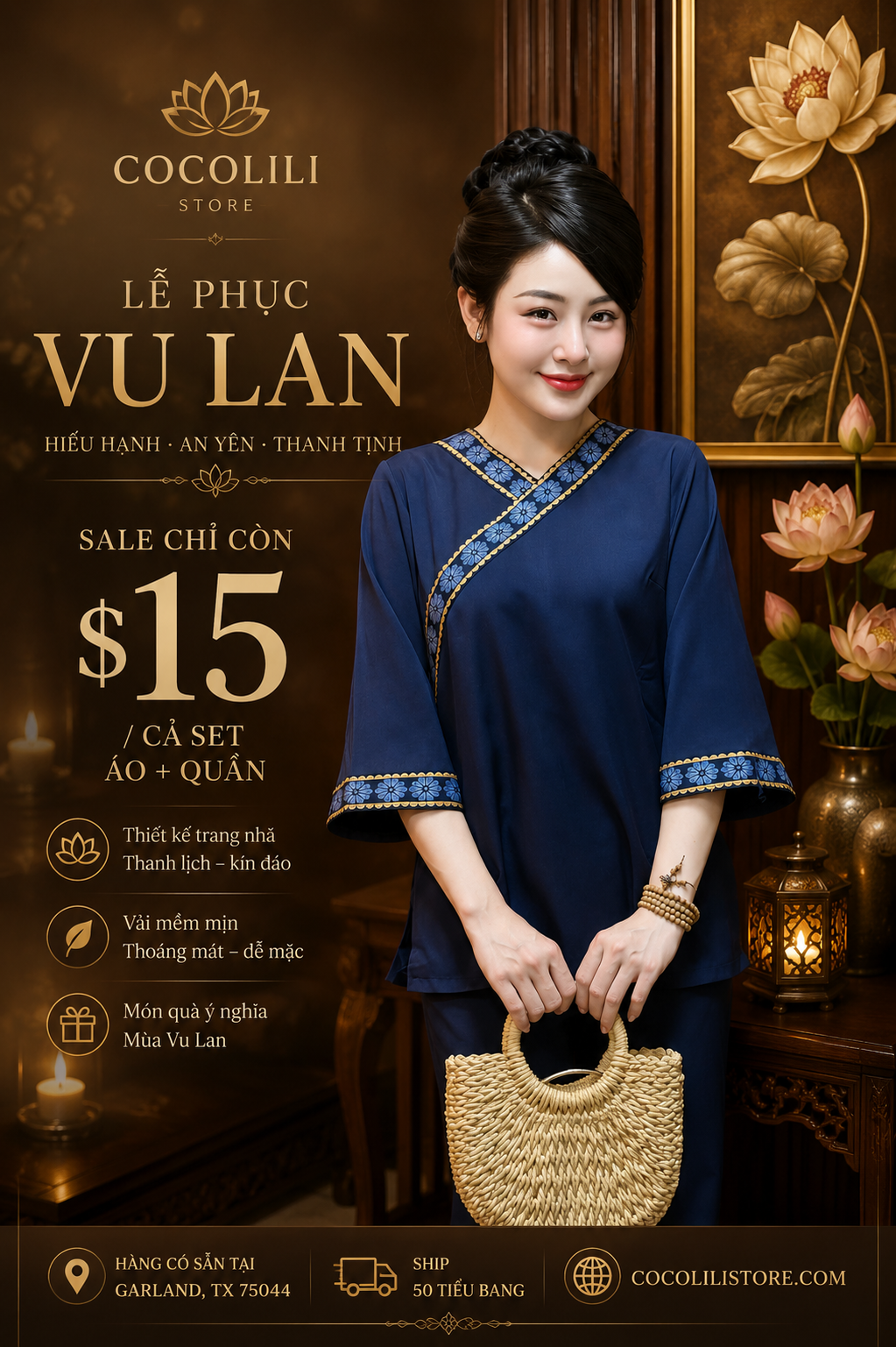BB306 - Set bà ba đũi xanh than