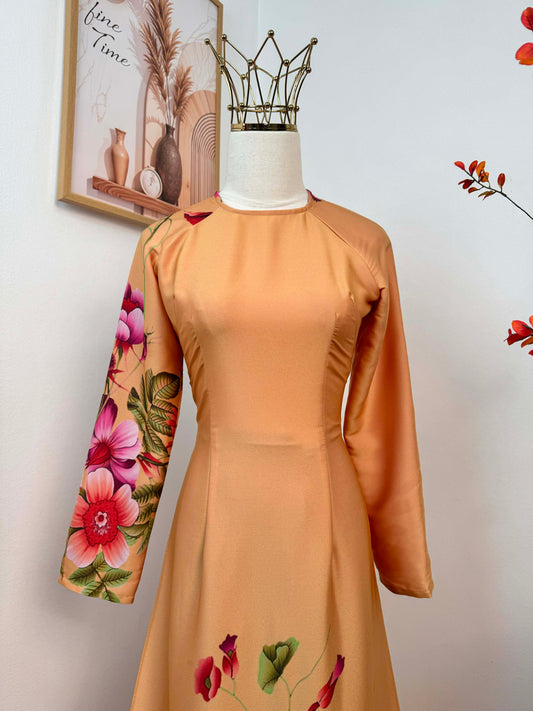 H462 1912 Áo only - Áo dài lụa ánh sao