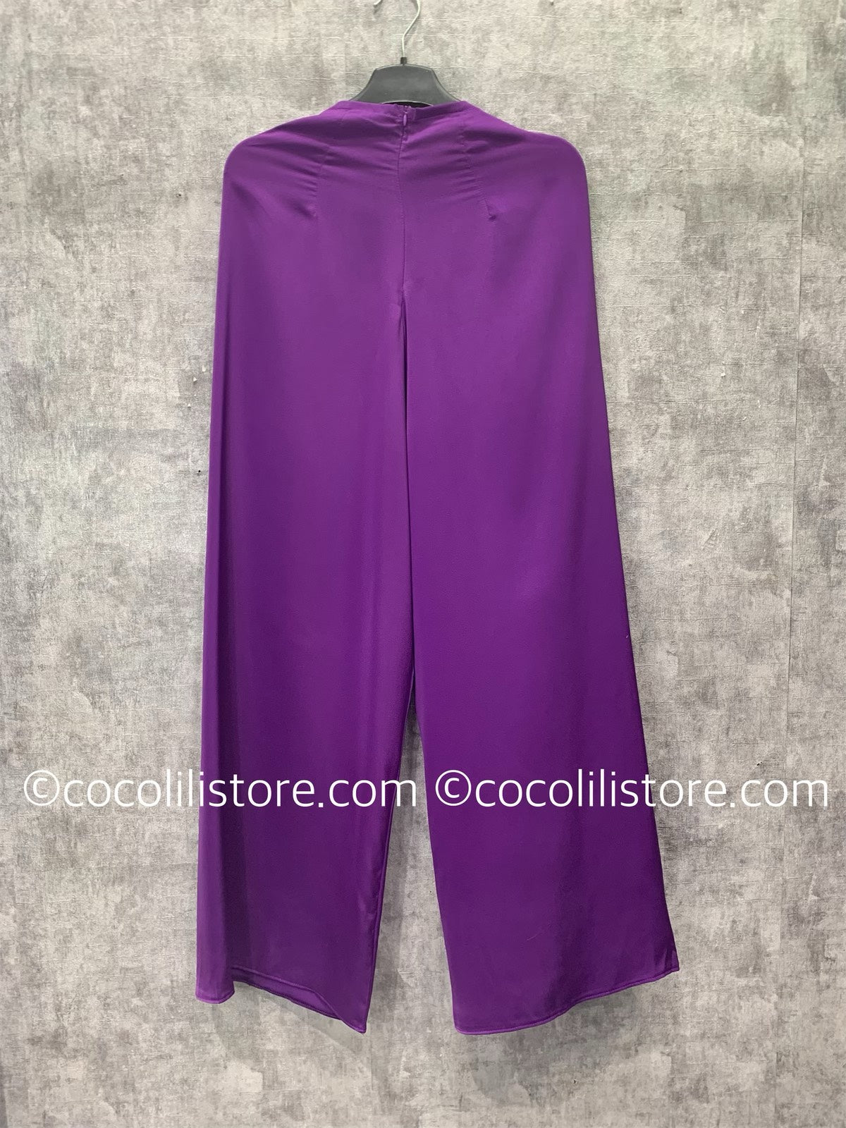 QT09 4261 1318 - Quần thường lụa Mỹ tím huế