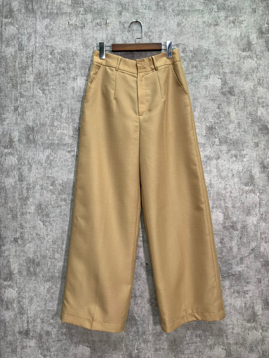 QR08 QR10 4540 - Quần suông vải linen pha QS