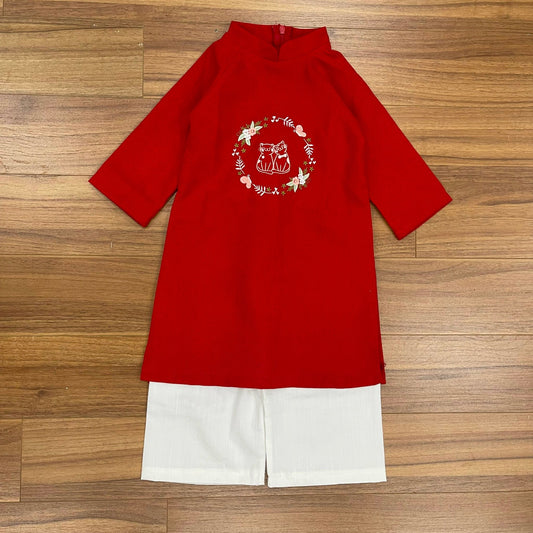 BT32 - Áo nhung tăm thêu