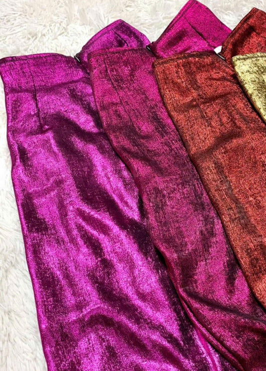 Quần thường lụa nhũ paris