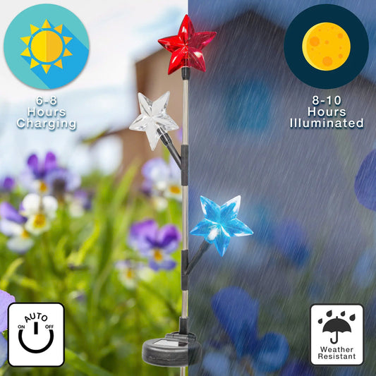 Patriot Stars Solar Stake Light $9.99 (Original $19.99)