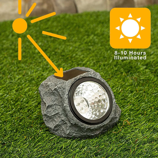 Solar LED Rock Spotlight $5/pcs. Set of 2 $9.99/set