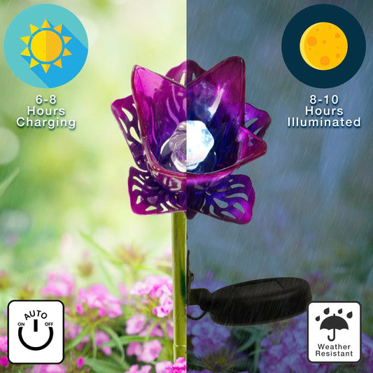 Flower Solar Garden Stake $8.99 (Original Price $19.99)