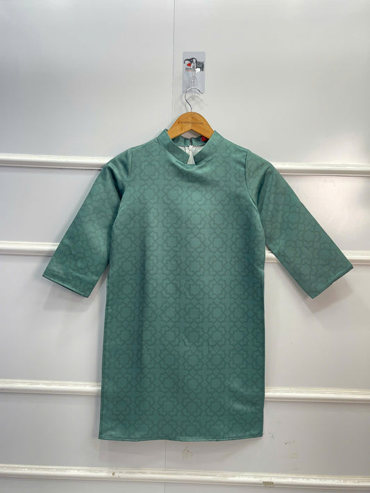BT50 Áo only - Áo dài bé trai xanh lục bảo