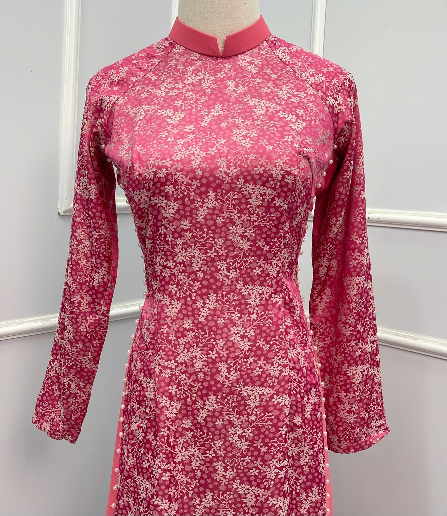 H196 H197 H198 Áo + quần - Áo dài đính ngọc tà áo