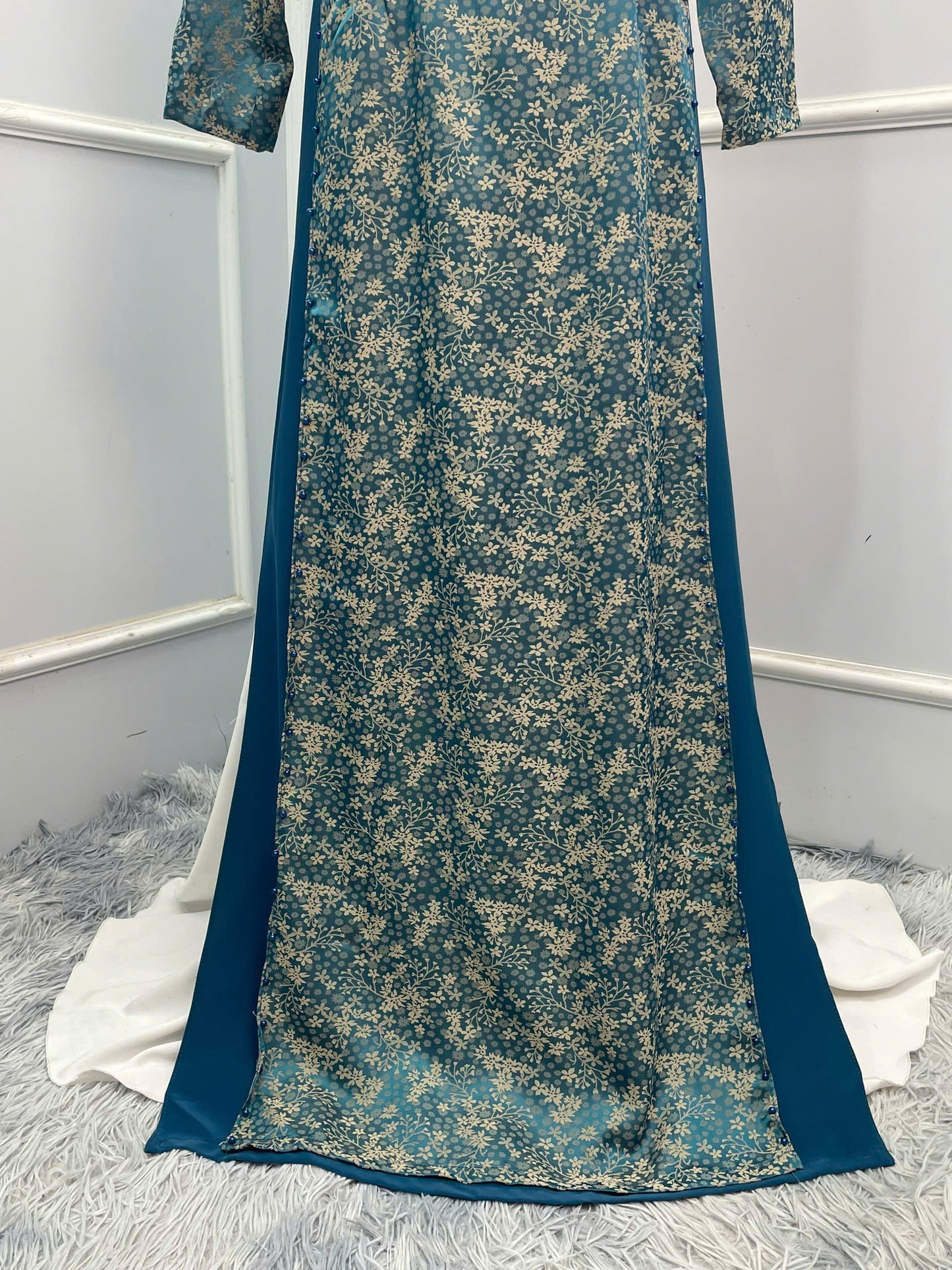 H196 H197 H198 Áo + quần - Áo dài đính ngọc tà áo