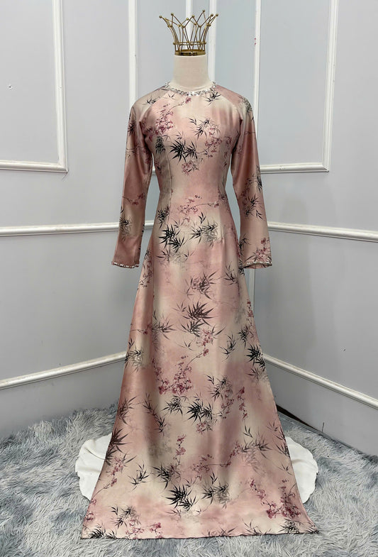 H275 1466 Áo only - Áo dài siêu lụa mềm cao cấp