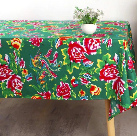 2205 Khăn trải bàn con công