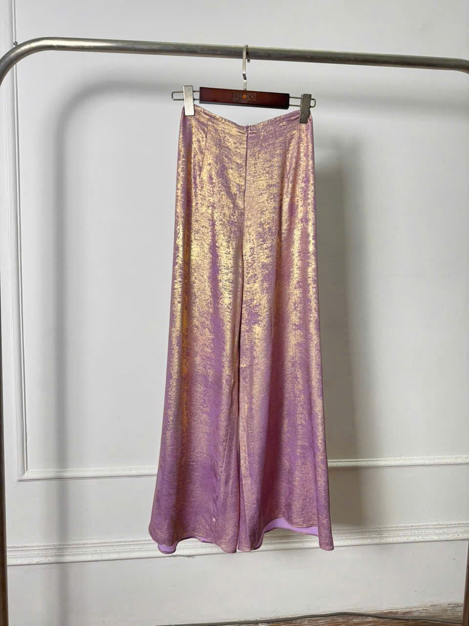 Quần suông lụa nhũ paris