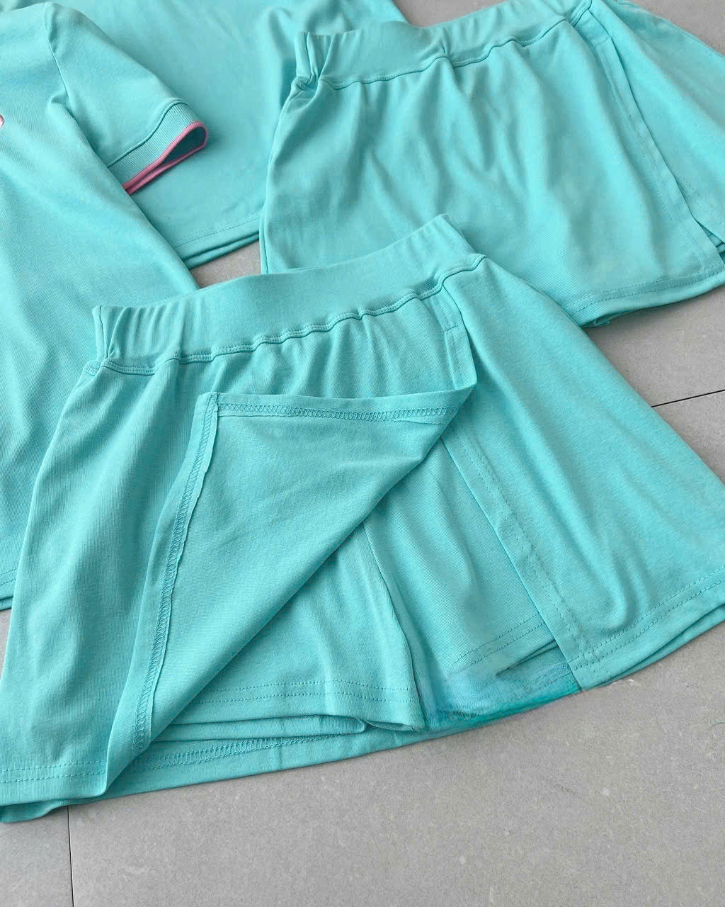 AO3 3587 - Set áo + quần giả váy