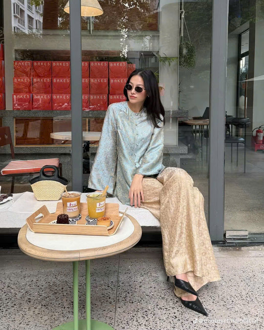 BB167 3829 - Set bà ba lụa nha xá