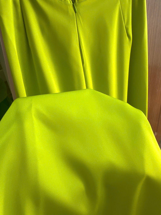 3841 Quần suông lụa tô châu màu xanh cốm