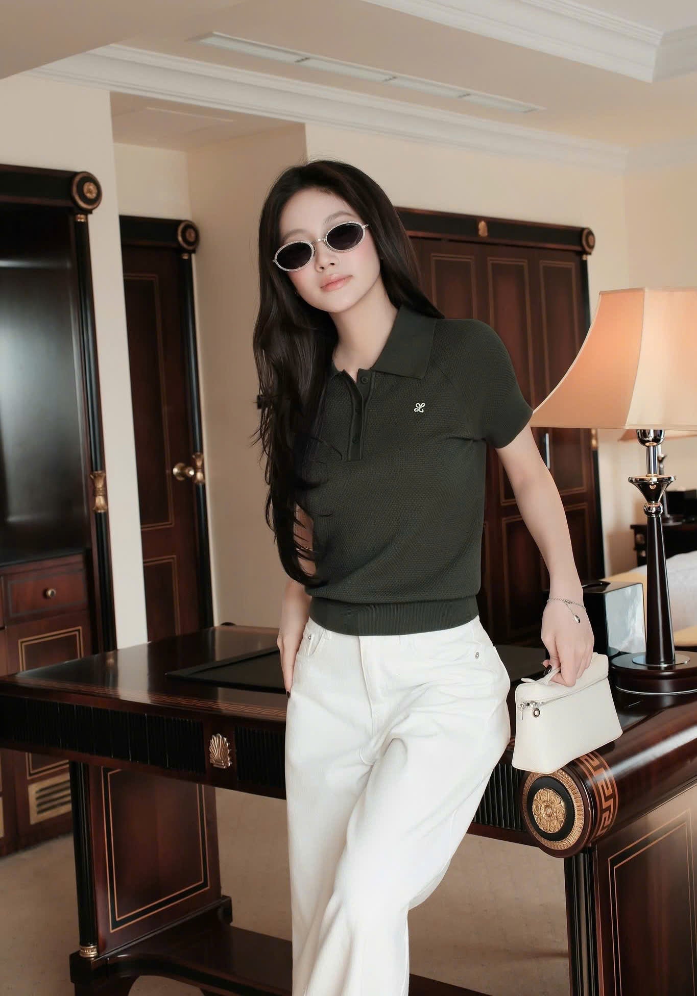 HM03083 4084 - Áo polo trơn cao cấp