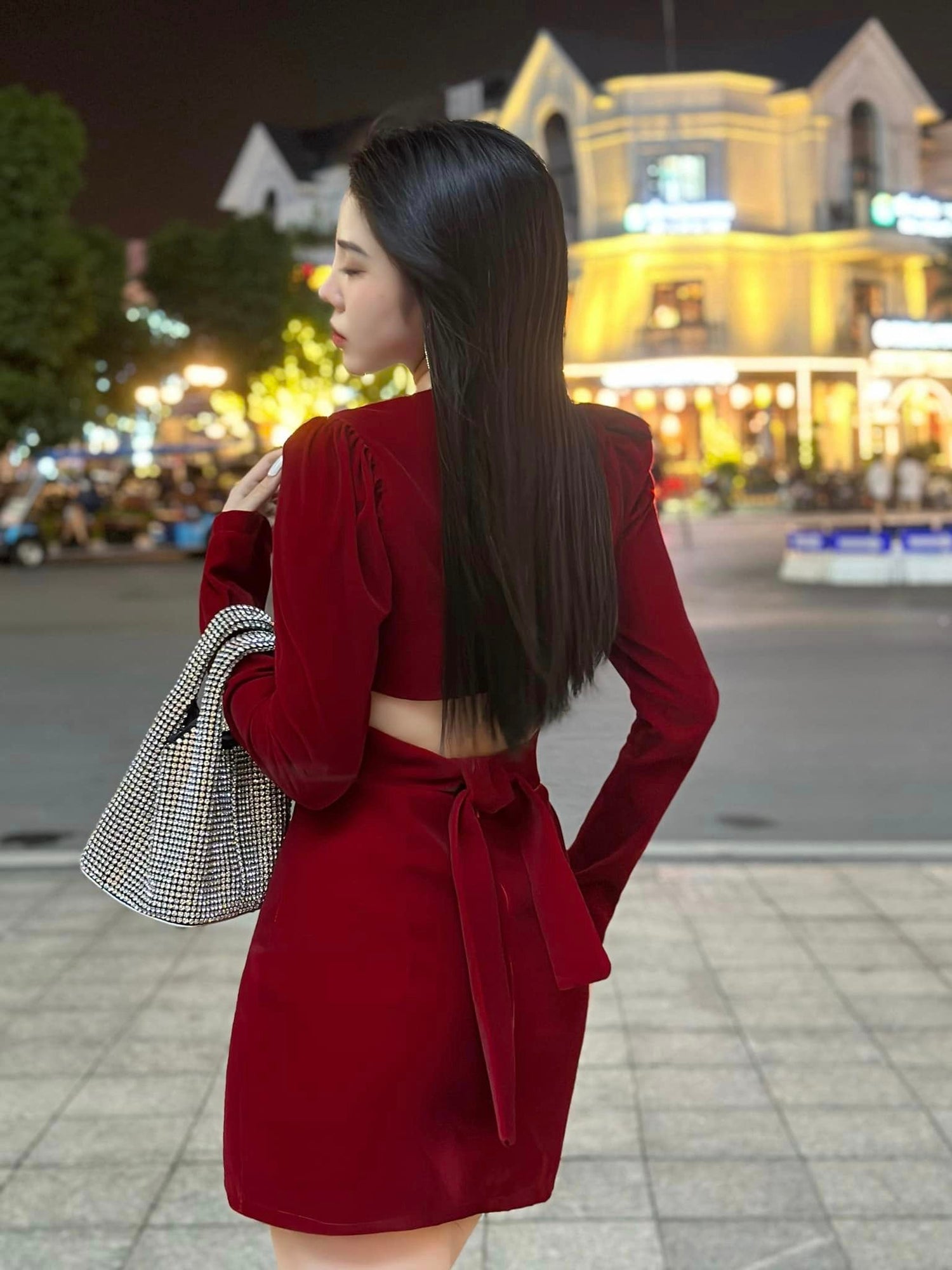 KN17 & KN18 - Váy nhung dài tay hot hit - Cocolilistore