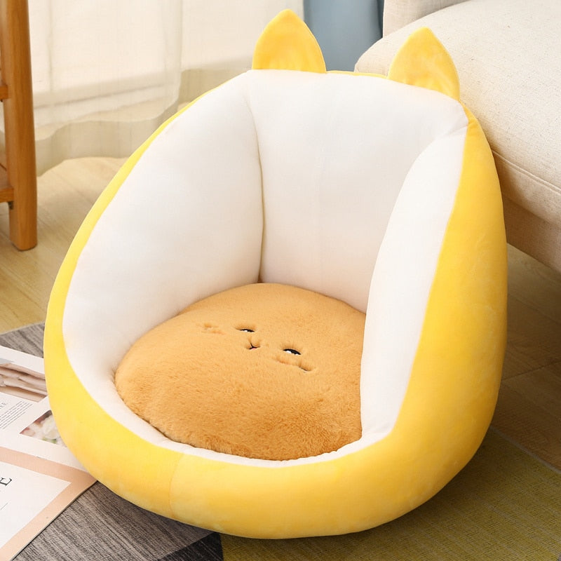 Pre Order - Đệm Nhồi Bông Mềm Bao Quanh Bảo Vệ Eo, Ghế Ngồi Dễ Thương Hình Các Con Vật - Cocolilistore