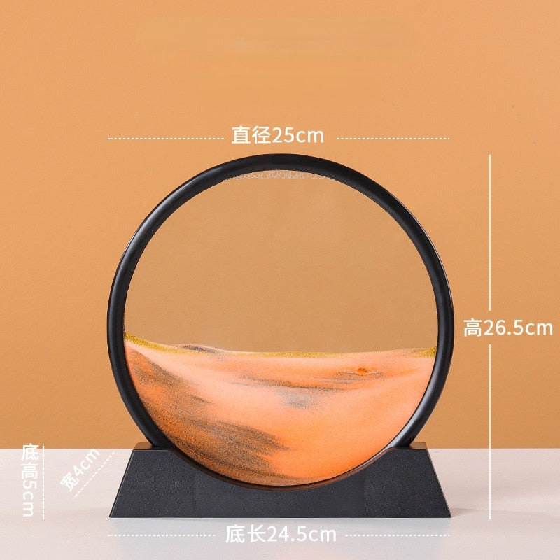 Pre Order - Tranh Cát Lún Nghệ Thuật 3D, Trang Trí Để Bàn, Giá Trưng Bày Cảnh Cát Động, Phù Hợp Quà Tặng Sinh Nhật, Giáng Sinh - Cocolilistore