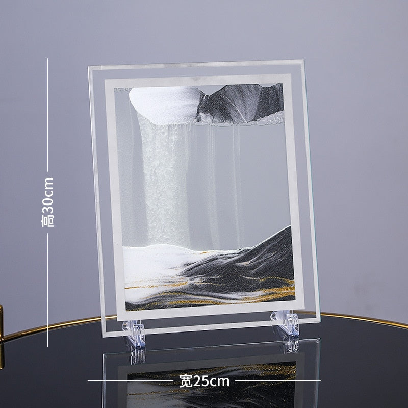 Pre Order - Tranh Cát Lún Nghệ Thuật 3D, Trang Trí Để Bàn, Giá Trưng Bày Cảnh Cát Động, Phù Hợp Quà Tặng Sinh Nhật, Giáng Sinh - Cocolilistore
