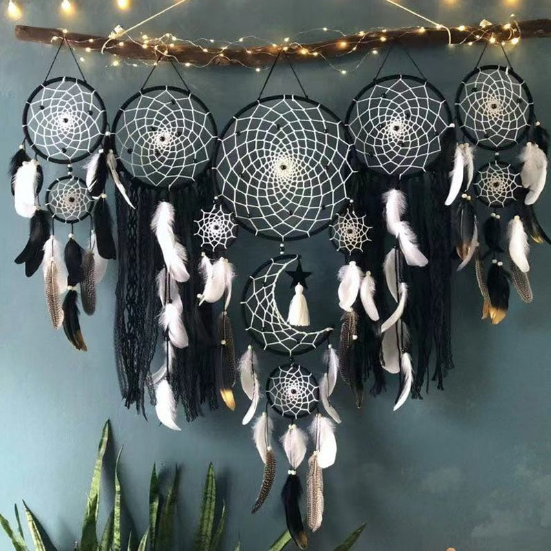 Pre Order - Set 5Pcs Dream Catcher Trang Trí Nội Thất Treo Tường Mẫu Mới 2022 - Cocolilistore