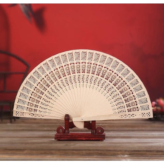 2210 Quạt gỗ cầm tay chụp ảnh